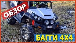 Детский электромобиль Багги. ПОЛНЫЙ ОБЗОР BUGGY 4Х4