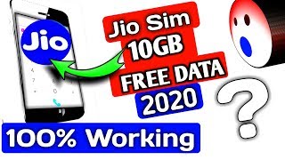 Get 10GB Free Internet Data Reliance Jio All Users, Jio 10GB Free Data 2020 by inrktech
