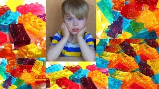 делаем желейные лего