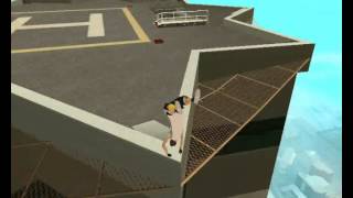 Паркур в сампе.Мод freerunning story 2.1
