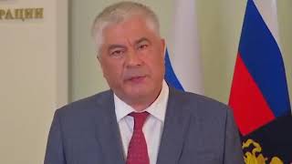 Официальное заявление главы МВД Владимира Колокольцева по делу Ивана Голунова