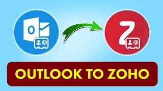 How to Import Contacts from Outlook to Zoho Mail - Data File Contacts into Zoho Contacts