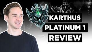 The Side Effects Of Not Choosing A Specific Lane To Pressure As Karthus Jungle - Plat 1 Review