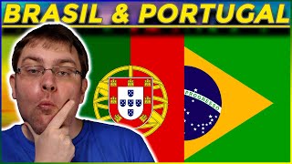 Gringo Reage as Diferenças e Semelhanças Entre BRASIL e PORTUGAL | fatosgringos REACT