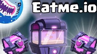 Eatme.io | CLASH ROYALE MEETS AGAR.IO!! MASSIVE SUPER MAGICAL TANK $100 OPENING!!