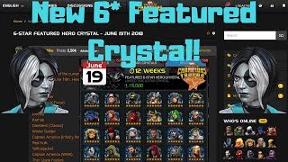 New 6* Featured Crystal! Domino! Cap IW! 6* Pool! - Marvel Contest of Champions