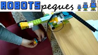 Helicoptero creado en Lego Wedo 2.0 con su explicación