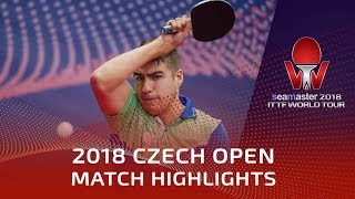 Tomokazu Harimoto vs Darko Jorgic | 2018 Czech Open Highlights (R32)