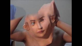 New Kyoko silicone female mask unmasking part2 (pull a mask off)