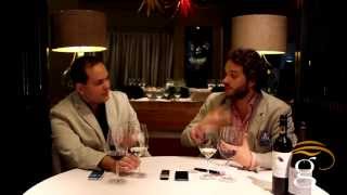 Cata D.O. Somontano. Enate. Syrah 2007 y Chardonnay fermentado en barrica.
