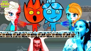 Новые ПРИКЛЮЧЕНИЯ Огонь и Вода в СНЕЖНЫХ ГОРАХ. В поисках СВЯЩЕННОГО ХРАМА. Видео для детей летсплей