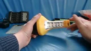Самодельный фонарик на литиевом аккумуляторе!!!Homemade flashlight lithium battery!!!