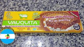 Vauquita Vauquibar Mix de Semillas Barra de Dulce de Leche con Sésamo, Chía y Quinoa
