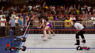 [Request] AJ Lee vs. Paige Sexy WWE2K15 bikini barefoot Match