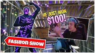I STREAM SNIPED A $100 FORTNITE FASHION SHOW..