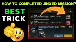 HOW TO COMPLETE JINXED ACHIEVEMENT EASILY IN PUBG MOBILE ! SECRET TRICK