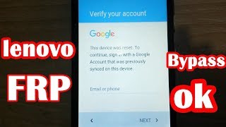 Lenovo A2020a40 Reset Frp DONE