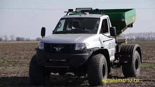 навесной разбрасыватель минеральных удобрений
