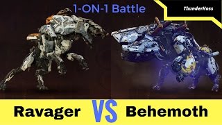 Horizon Zero Dawn - Ravager VS Behemoth (Horizon Fight Club #16)