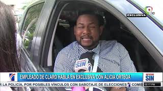 Empleado de Claro Manuel Regalado habla en Exclusiva con Alicia Ortega | Noticias SIN