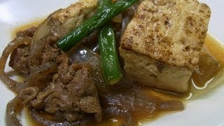 【HD】 How to make Mini Sukiyaki / シンプルに肉豆腐