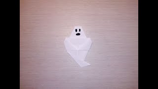 EASY ORIGAMI GHOST FOR HALLOWEEN FOR KIDS DIY 2020 @5-Minute Crafts
