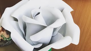 Роза из фоамирана