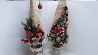 Как сделать основу для елки? Мастер класс!