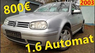 Volkswagen Golf 4 1.6 Automat // Авто в Германии