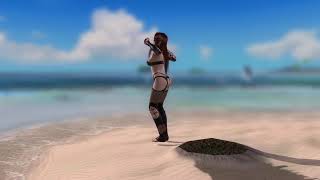 DOA 5 | Mods - Kasumi Relax by a Palm Tree