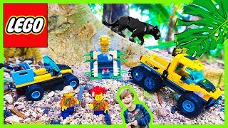 Lego City Jungle Trucks Jaguar Attack!