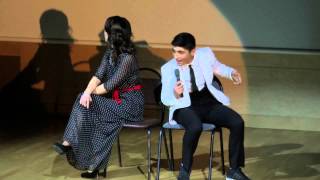 Мисс и Мистер Троицк 2014. Визитка. Пара №5