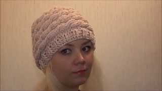 Женская весенняя шапка косами!!!