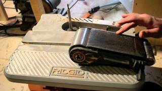 Inside the Luthier's Shop: Rigid Belt Sander Review for custom guitar work