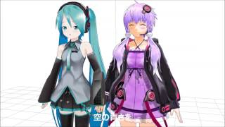 合唱曲 『翼を抱いて』を初音ミク＆結月ゆかりに歌って頂きました。