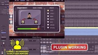 "Magic Stereo" VST/ AU demonstration by REZONE