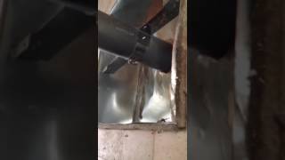 Проход дымохода Permeter Шидель через  потолок и кровлю бани