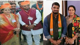 विधायक नीलम करवरिया जी के साथ अजितेश जायसवाल