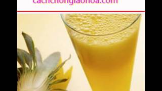 CÁCH LÀM SINH TỐ XOÀI - THƠM ĐƠN GIẢN - DỄ LÀM . CACHCHONGLAOHOA.COM
