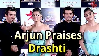 Arjun Bijlani Praises Drashti Dhami for Her Hot LOOK at Star Parivaar Awards 2017