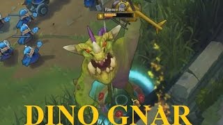 Dino Gnar Skin Spotlight - 975RP Gnar Release Skin Preview