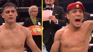 Муроджон Ахмадалиев - Дэниель Роман! Муроджон Ахмадалиев стал чемпионом WBA и IBF.