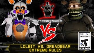 FRIDAY NIGHT FREDDY'S LOLBIT vs THE CURSE OF DREADBEAR FNAF FACE-OFF!
