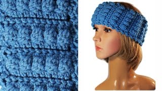 Повязка на голову крючком МК совместно с Натальей Зайцевой (Rukodelochka) #crochet