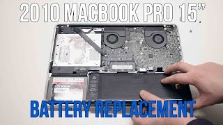 2010 Macbook Pro 15" A1286 Battery Replacement