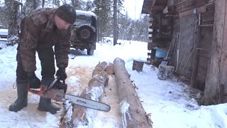 Уехал в ЛЕС...Живу в охотничьей избушке. @Всё из за Метало Копа