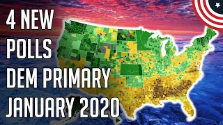 4 New 2020 Democratic Primary Polls - Biden, Bernie 1 & 2 - January 2020