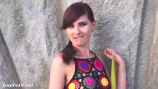 Jeny Smith yellow shoes on scooter | Дженни Смит желтые туфли на самокате | remix