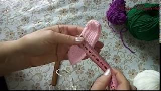 Сумочка крючком. Как связать сумочку  для зайки или куклы.