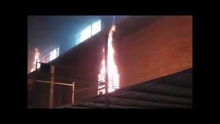 Противопожарная защита складов/Fire-extinguishing  in warehouses with elevated racking system